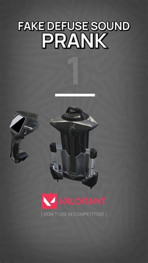 Fake Valorant Defuse Sound Prank