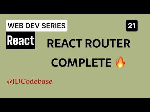 React Router Complete Tutorial for Beginners | BrowserRouter, Routes, Params