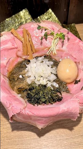 Japanese niboshi ramen! ultra thick broth with bitter dried sardine flavor