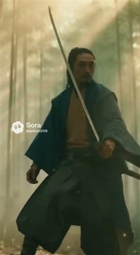 Ultra Smooth Samurai Action | Cinematic Live-Action Bamboo Forest Fight #shorts