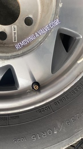Removing a Tire Valve Core - Step-by-Step Guide