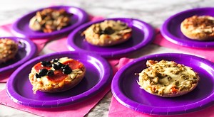Family Pizza: English Muffin Pizza Recipe - Create Your Own Pizza Night!