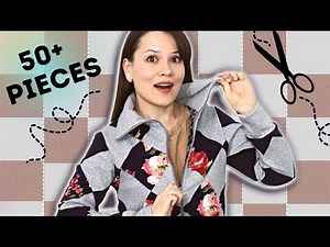 How I made a jacket from 50 little squares!!!