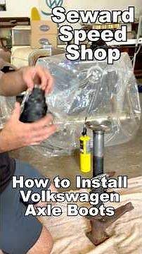 How To Install VW Axle Boots