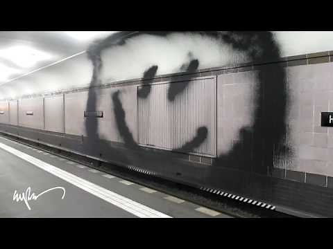 Smile More! 1UP Crew Fire Extinguisher Graffiti [HD]