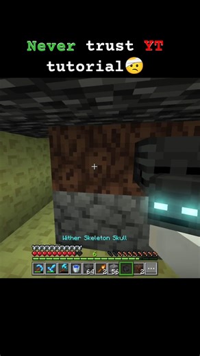 never trust YT tutorials 🤕 | #minecraft