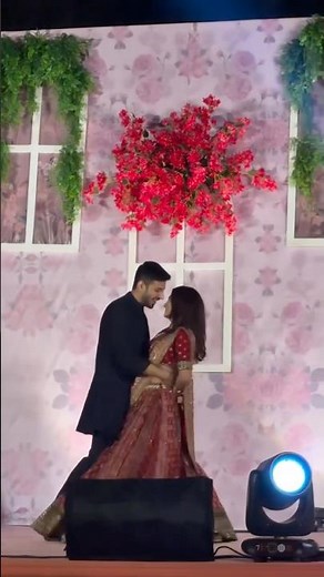 Couple Romantic Dance on Bheegi Bheegi Raaton Main | Indian Wedding Dance | Sangeet Dance | #shorts