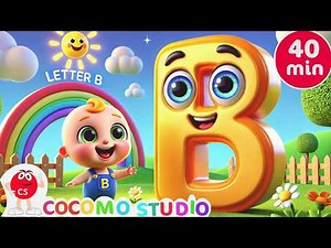 Letter B Sound Song 🔤 | Learn ABC Alphabet, Letter Recognition, and B Words for Preschool Kids