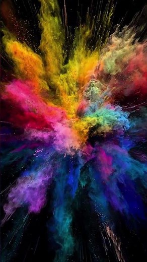 Color powder Explosion