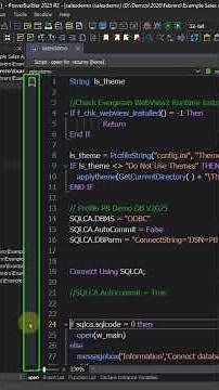 Navigation in PowerBuilder 2025 R2 Beta