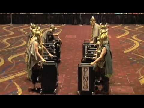 OPL Warrior Librarians 1st place Book Cart Drill Team ALA 2009