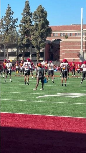 #USC pre-practice huddle chant