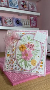 1.1K reactions · 100 shares | Spring is in full bloom and we’re taking inspiration from it! Watch us craft this gorgeous card using our Floral Fantasy 3D Embossing Folder and recreate it yourself  | Chloes Creative Cards | Facebook