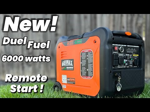 GENMAX GM6000ied New Dual Fuel Inverter Generator 120/240 volt!