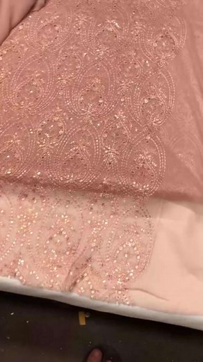 chiffon cutwork 3pc suit Stitching , thread embroidery, and handwork...