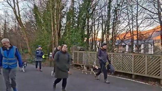 Was that good? Here you are all starting the course… | Keswick parkrun