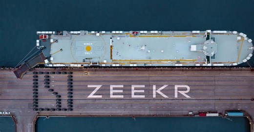 ZEEKR’s first shipment of 001 EV exports sets sail for Europe