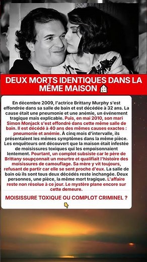 Mystere morts identiques Brittany Murphy