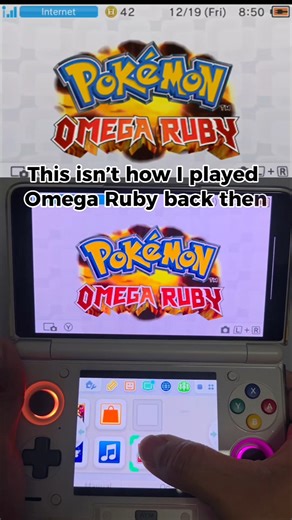 Playing Pokemon Omega/Ruby on a new hardware #retrogaming #pokemon #aynthor #emulation #gaming