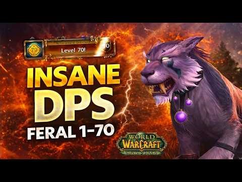 TBC Classic Feral Druid Leveling Guide 1-70 | Burning Crusade Classic 2026