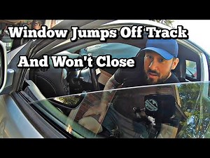 This was making my Car Window Jump Off Track and Not Close / Acura Honda Rsx