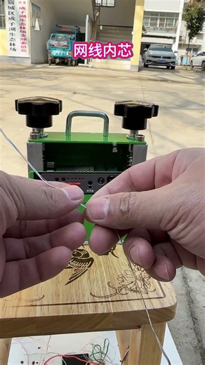 Network Cable Dedicated Stripping Machine With Pressure Wheel Core Press Design #wirestripper #short