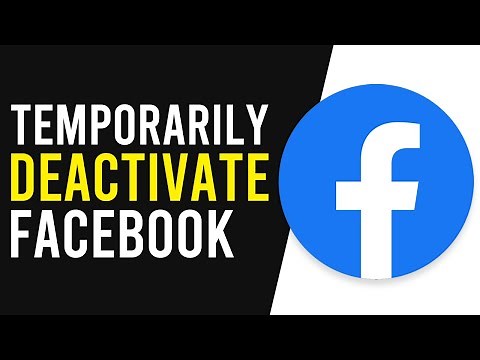 How To Temporarily Deactivate Facebook Account (Take a Break From Facebook)