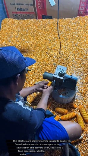"Super Fast Electric Corn Sheller Machine – Modern Farming Innovation"