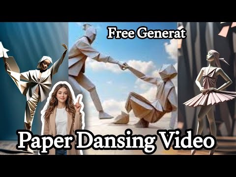 "Paper Dancing Viral Video Tutorial | Trending Editing 2025"