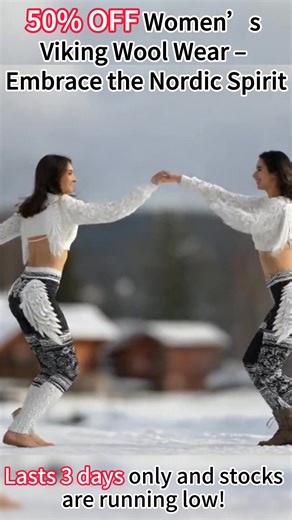 ⚔️✨ GRACE MEETS GRIT, YOUR NORDIC FIT ❄️ Our women’s Viking-inspired...