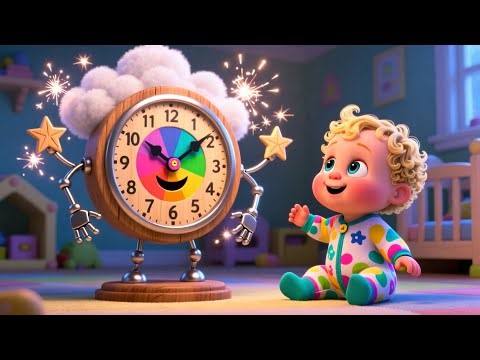 Learning Time Clock With Baby 🕒👶 | Learn to Tell Time for Kids | Fun Preschool Educational Video