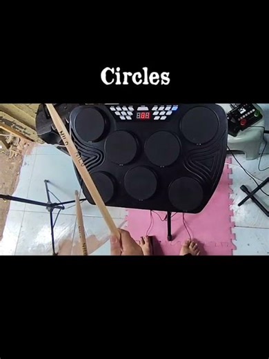 Circles (Post Malone) electronic drum cover song