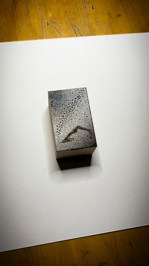 Another look at this tiny wood engraving landscape/starscape print from last year - the original post of this clip has now been viewed over 1.5 million times so thank you all - still available 🙏❤️🏠✨#engraving #woodengraving #reliefprint #handengraved #chrisbourkeart #printmaker #ukprintmakers #outlawprintmakers #outsiderart #folkart #landscape #starscape #home #house #dwelling #earth | Chris Bourke Art