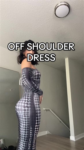 Replying to @Khandi hope that helps!! #bodycon #maxidress #patterndress #offshoulderdress