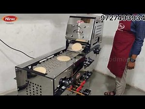 mini automatic roti maker machine / roti maker for restaurant / manual roti maker/ roti maker demo