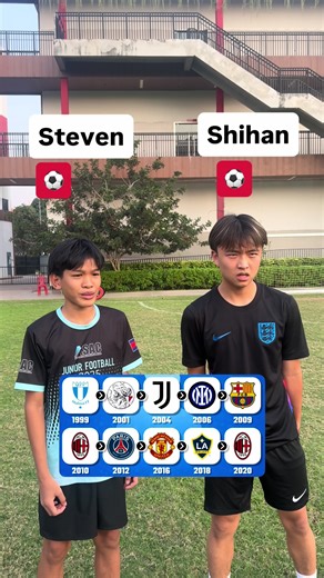 Guess the Career Path in Football: Steven vs. Shihan
