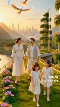 Heavenly Future City in Paradise Nature | Utopian Haven of Peace & Love 8K