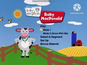 Baby Einstein: Baby MacDonald (2009) DVD Menu (Australia)