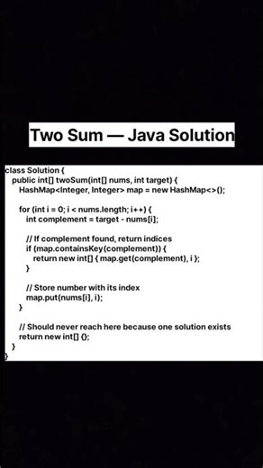 two sum #java #two