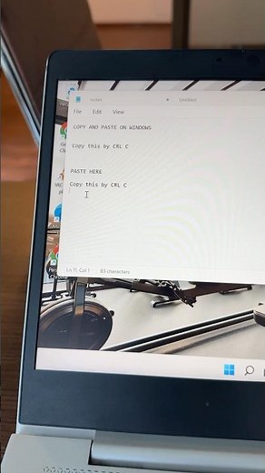 How to copy & paste on a windows #laptop. #HowTo
