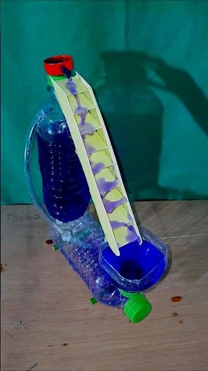 Amazing DIY Water Fountain 💧♻️#DIY #WaterFountain #CreativeIdea #BottleCraft