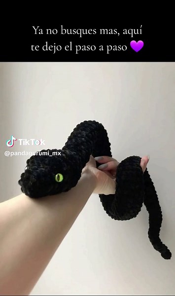 Tutorial de Serpiente a Crochet: Patrón Gratis