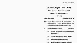 bba-4-sem-financial-management-1741-2018 (1).pdf - Financial Management - Notes - Teachmint