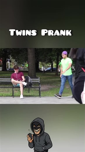 Hilarious Twin Prank Caught on Camera