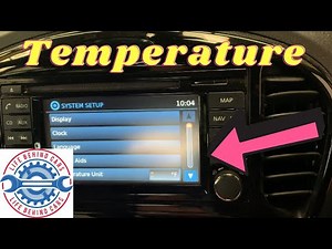 Nissan Juke Diesel Temperature Settings Fahrenheit or Celsius￼