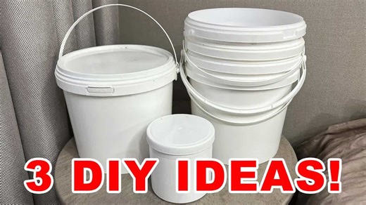 3 Modern Ideas From Plastic Buckets And Leftover Materials With Your Own Hands! DIY!