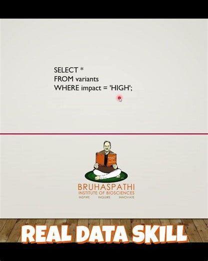 How Bioinformaticians Query Millions of Variants Using SQL | Real Data Filtering Explained