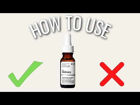 How To Use The Ordinary Multi-Peptide Eye Serum