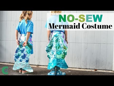 No Sew Mermaid Costume