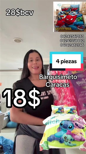 Edredones infantiles en Barquisimeto: mayor $18, detal $20, 28$ BCV